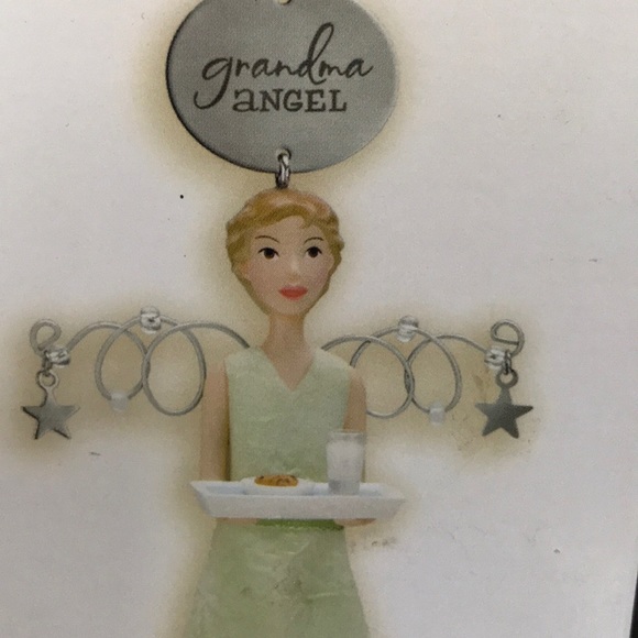 2 Hallmark Ornaments Grandma Reindeer Candy Angel - Picture 3 of 5